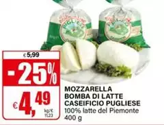 Caseificio Pugliese - Mozzarella Bomba Di Latte