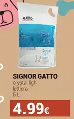Signor Gatto - Crystal Light Lettiera Signor Gatto - Crystal Light Lettiera