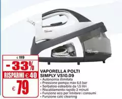 Vaporella Polti Simply VS10.09 Vaporella Polti Simply VS10.09