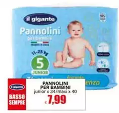 Il Gigante - Pannolini Per Bambini 