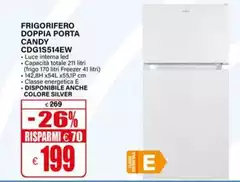 Candy - Frigorifero Doppia Porta