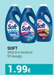 Soft - Detersivo Lavatrice 50 Lavaggi