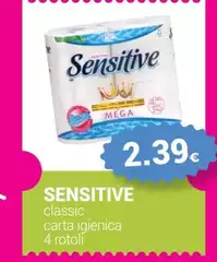 Sensitive - Classic Carta Igienica