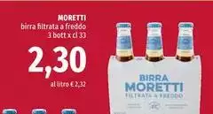 Moretti - Birra Filtrata A Freddo