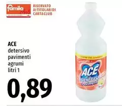 Ace - Detersivo Pavimenti Agrumi 