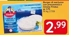 Findus - Burger Di Merluzzo Con Prezzemolo E Limone Findus - Burger Di Merluzzo Con Prezzemolo E Limone