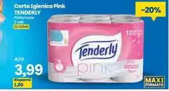 Tenderly - Carta Igienica Pink Tenderly - Carta Igienica Pink