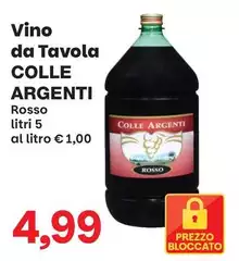 Vino Da Tavola Colle Argenti