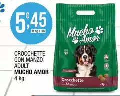 Mucho Amor - Crocchette Con Manzo Adult