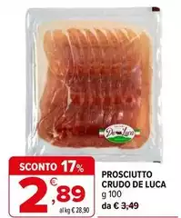 De luca - Prosciutto Crudo De Luca