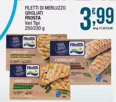 Frosta - Filetti Di Merluzzo Grigliati Frosta - Filetti Di Merluzzo Grigliati
