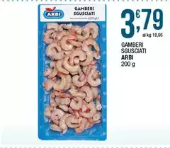 Arbi - Gamberi Sgusciati Arbi - Gamberi Sgusciati