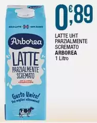 Arborea - Latte UHT Parzialmente Scremato Arborea - Latte UHT Parzialmente Scremato