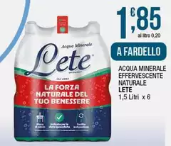 Lete - Acqua Minerale Effervescente Naturale