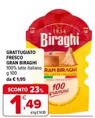 Gran biraghi - Grattugiato Fresco Gran biraghi - Grattugiato Fresco
