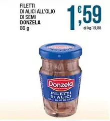 Donzela - Filetti Di Alici All'Olio Di Semi Donzela - Filetti Di Alici All'Olio Di Semi