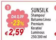 Sunsilk - Shampoo/ Balsamo Linea Premium Keratin/ Luminous Sunsilk - Shampoo/ Balsamo Linea Premium Keratin/ Luminous