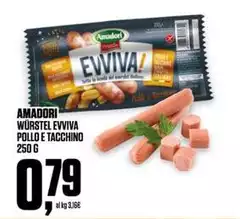 Amadori - Würstel Eviva Pollo E Tacchino