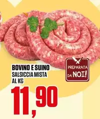 Bovino E Suino Salsiccia Mista