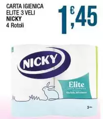 Elite - Carta Igienica  3 Veli