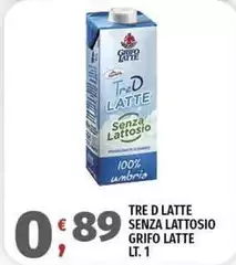 Grifo latte - Tre D Latte Senza Lattosio