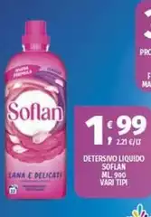 Soflan - Detersivo Liquido Soflan - Detersivo Liquido