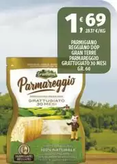 Granterre - Parmigiano Reggiano DOP Parmareggio Grattugiato Granterre - Parmigiano Reggiano DOP Parmareggio Grattugiato