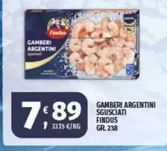 Findus - Gamberi Argentini Sgusciati Findus - Gamberi Argentini Sgusciati