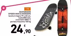 Spina - Skateboard Spider-man O Avengers Spina - Skateboard Spider-man O Avengers