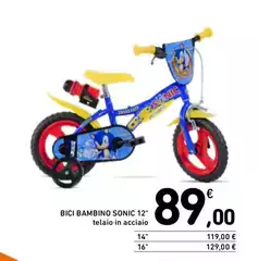 Bici Bambino Sonic 12"
