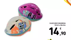Barbie - Casco Bici Bambina Stitch O