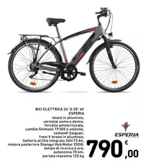 Shimano - Bici Elettrica 26" 0.28" Shimano - Bici Elettrica 26" 0.28"
