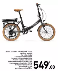 Prime - Bici Elettrica Pieghevole 20" 6V Prime - Bici Elettrica Pieghevole 20" 6V