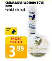 Dove - Crema Multiuso Body Love