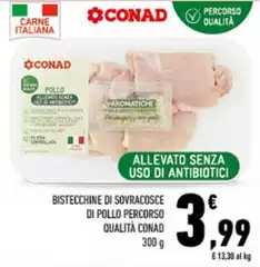 Conad - Bistecchine Di Sovracosce Di Pollo Percorso Qualità