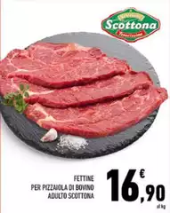Fettine Per Pizzaiola Di Bovino Adulto Scottona