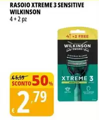 Wilkinson sword - Rasoio Xtreme 3 Sensitive