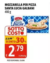 Galbani - Mozzarella Per Pizza Santa Lucia