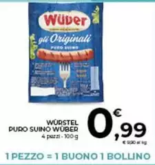 Wuber - Würstel Puro Suino