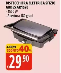 Ardes - Bistecchiera Elettrica Sfizio Ardes - Bistecchiera Elettrica Sfizio