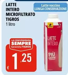 Latte Intero Microfiltrato Latte Intero Microfiltrato