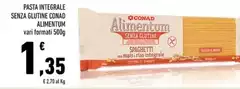 Conad - Pasta Integrale Senza Glutine Alimentum Conad - Pasta Integrale Senza Glutine Alimentum