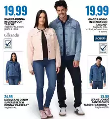 Glissade - Giacca Donna In Denim Con Tasche