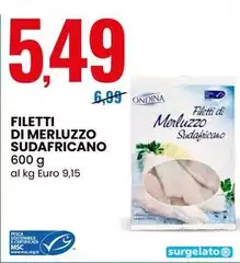 Ondina - Filetti Di Merluzzo Sudafricano