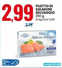 Ondina - Filetto Di Salmone Selvaggio