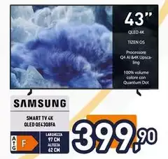 Samsung - Smart Tv 4k Qled OE43QBFA