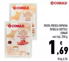 Conad - Pasta Fresca Ripiena Sfoglia Sottile