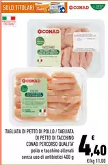 Solo - Tagliata Di Petto Di Pollo/ Tagliata Di Petto Di Tacchino Percorso Qualita'