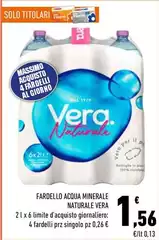 Vera - Fardello Acqua Minerale Naturale Vera - Fardello Acqua Minerale Naturale