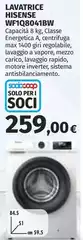 Hisense - Lavatrice WF108041BW